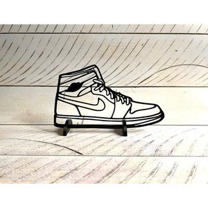 Nike Jordan Air 1 Silhouette Wall Art 3D printed Sneaker Head Gift for Him
